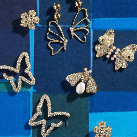 GNG Butterfly Earrings -Collection